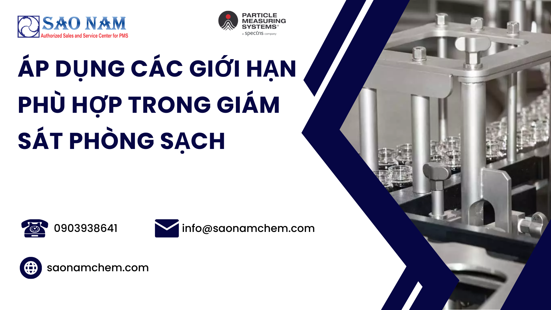  Áp dụng các giới hạn phù hợp trong giám sát phòng sạch